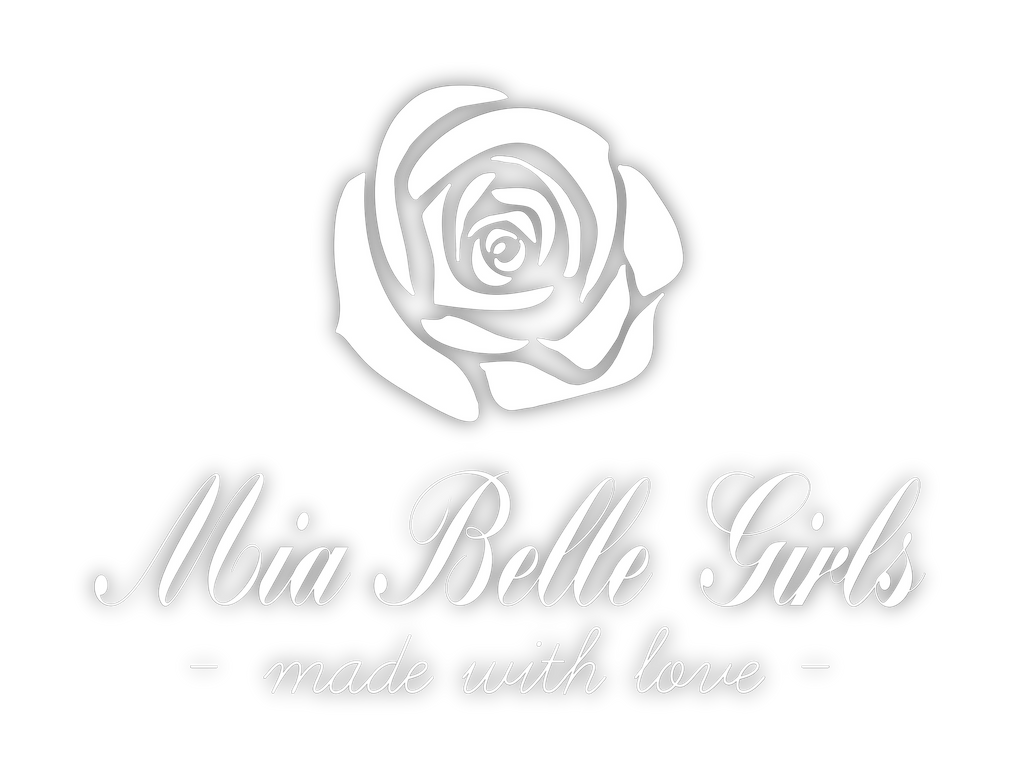 Mia Belle white rose on a black background